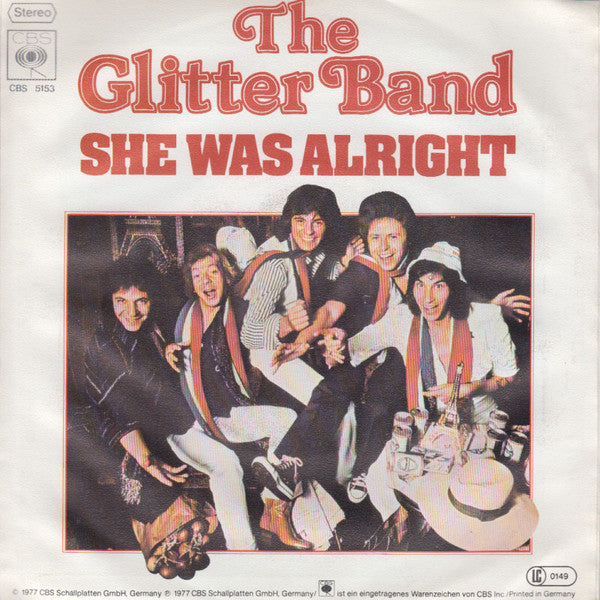 The Glitter Band : She Was Alright (7", Single)