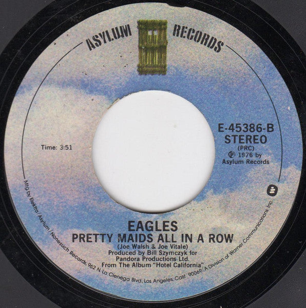 Eagles : Hotel California (7", Single, Styrene, PRC)