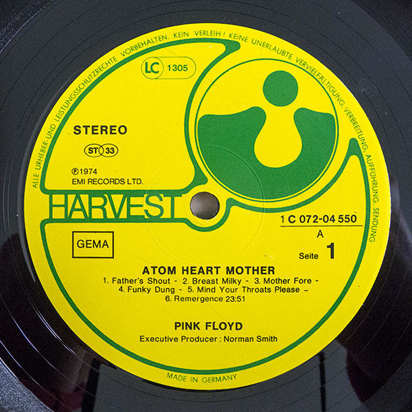 Pink Floyd : Atom Heart Mother (LP, Album, RP, Gat)