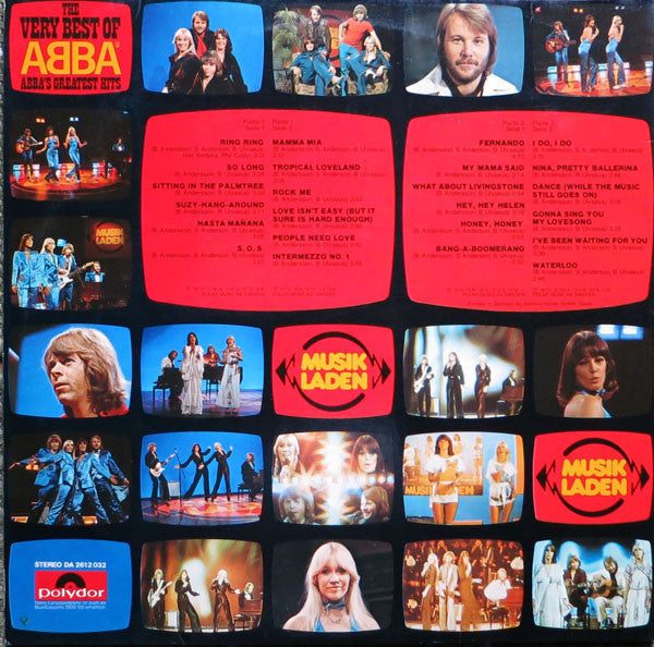 ABBA : The Very Best Of ABBA (ABBA's Greatest Hits) (2xLP, Comp, RP)