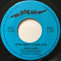 Eddie Lovette : Gypsy Girl / Song About A Song (7", Single)