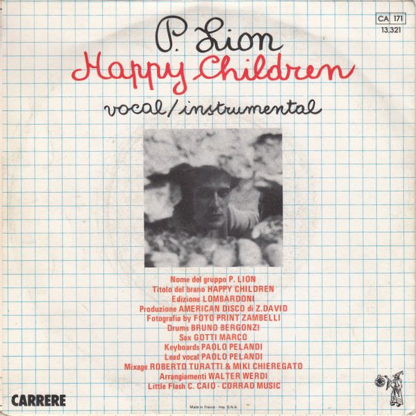 P. Lion : Happy Children (7", Single)