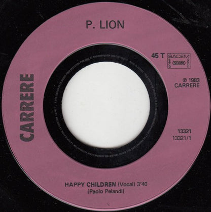 P. Lion : Happy Children (7", Single)