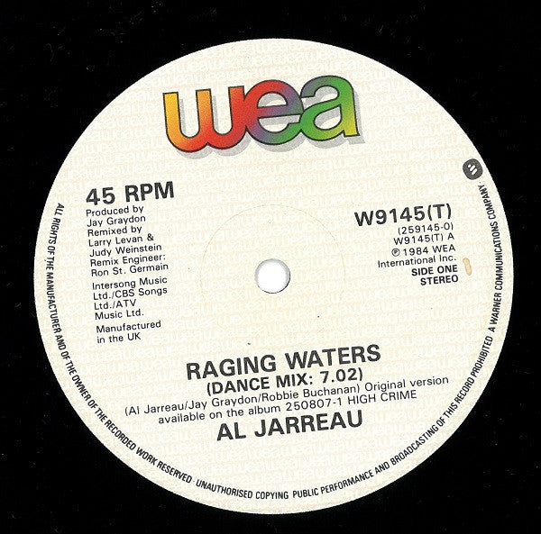 Al Jarreau : Raging Waters (12")