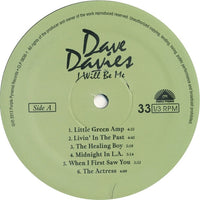 Dave Davies : I Will Be Me (LP, Album)