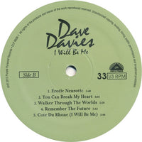 Dave Davies : I Will Be Me (LP, Album)