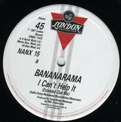 Bananarama : I Can't Help It (12", Single)