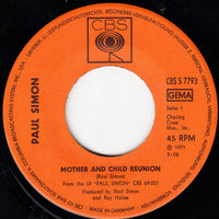 Paul Simon : Mother And Child Reunion / Paranoia Blues (7", Single)