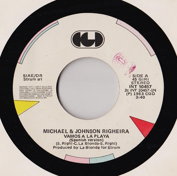 Righeira : Vamos A La Playa (7")