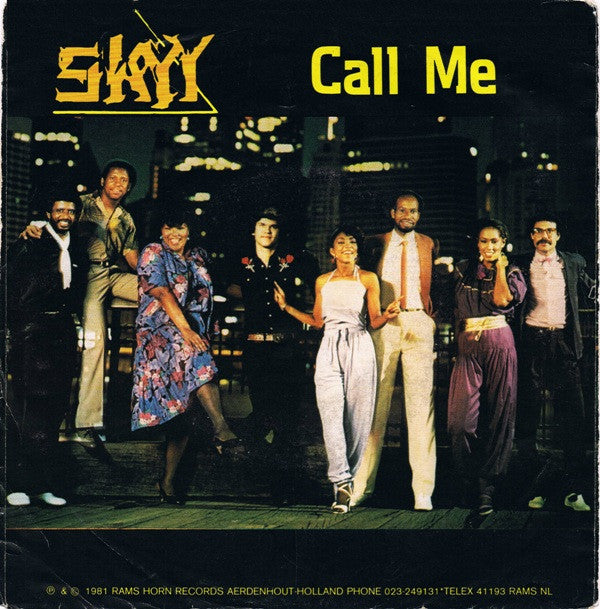 Skyy : Call Me (7", Single)