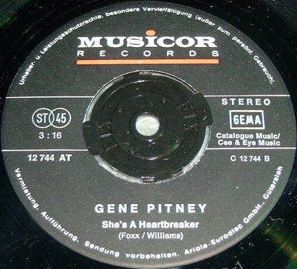 Gene Pitney : Somewhere In The Country / She's A Heartbreaker (7", Single)