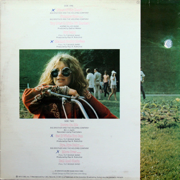 Janis Joplin : Janis Joplin's Greatest Hits (LP, Comp, RE)