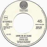 Status Quo : Living On An Island / Runaway (7", Single)