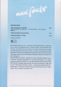 Bad Boys Blue : Queen Of Hearts (12", Maxi)