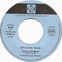 Status Quo : Tune To The Music (7", Single, Mono, RE)