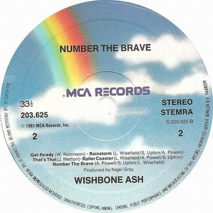 Wishbone Ash : Number The Brave (LP, Album)