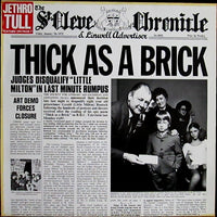 Jethro Tull : Thick As A Brick (LP, Album, RE)