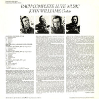 John Williams (7) Plays Bach* : Complete Lute Music = Oeuvres Pour Luth = Sämtliche Werke Für Laute (2xLP, Album)