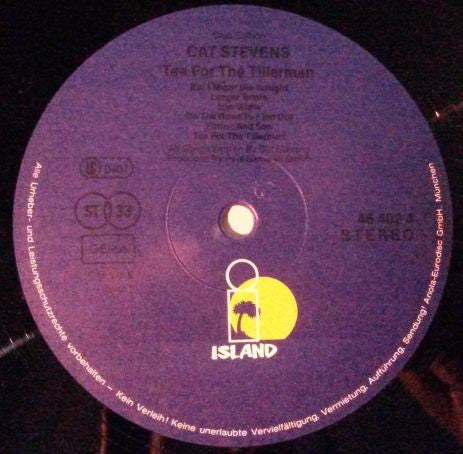 Cat Stevens : Tea For The Tillerman (LP, Album, Club)