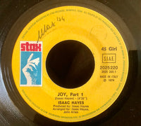 Isaac Hayes : Joy Part 1 (7")