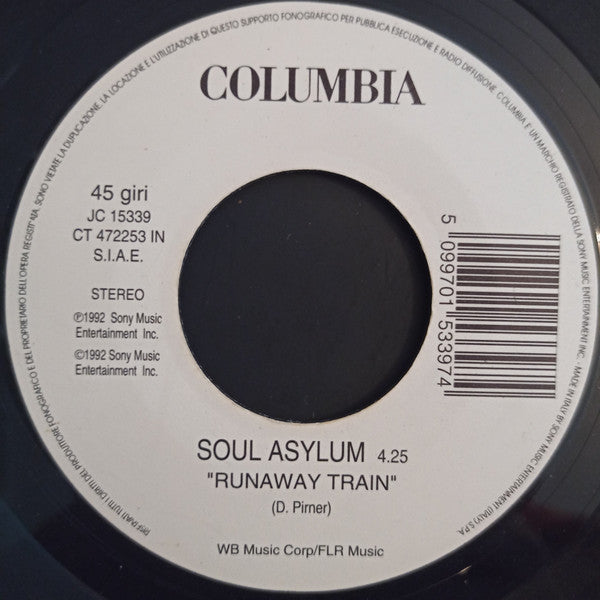 Daryl Hall / Soul Asylum (2) : I'm In A Philly Mood / Runaway Train (7", Jukebox)