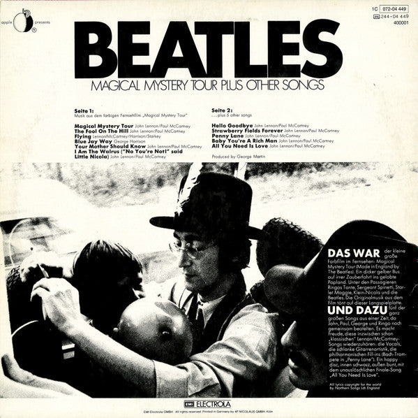 The Beatles : Magical Mystery Tour Plus Other Songs (LP, Comp, RE)