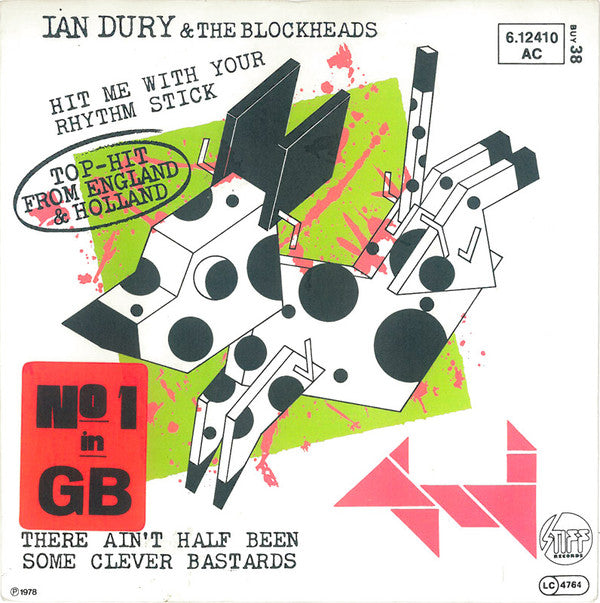 Ian Dury & The Blockheads* : Hit Me With Your Rhythm Stick (7", Single)