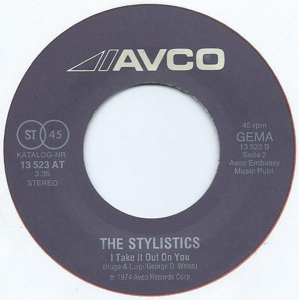 The Stylistics : Let's Put It All Together (7", Single)