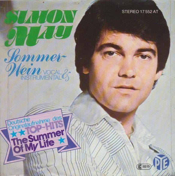 Simon May : Sommer-Wein (7", Single)
