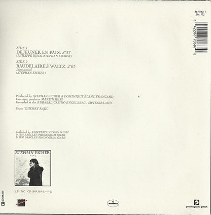 Stephan Eicher : Déjeuner En Paix (7", Single, Pap)