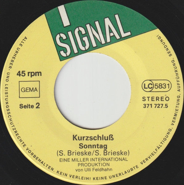 Kurzschluss (4) : Warum Sind Alle Nur So Dumm (7", Single)