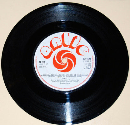 Binzi : Touch A Touch A Touch A Touch Me (7", Sol)