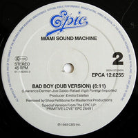 Miami Sound Machine : Bad Boy (Remix) (12", Maxi)