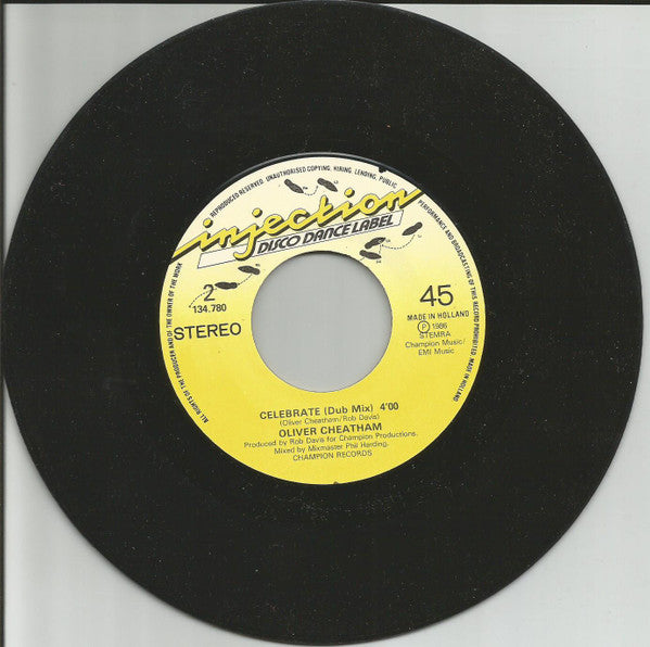 Oliver Cheatham : Celebrate (7", Single)