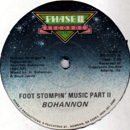 Bohannon* : Foot Stompin' Music Part II (12")