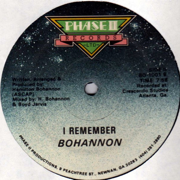 Hamilton Bohannon : Foot Stompin' Music Part II (12")