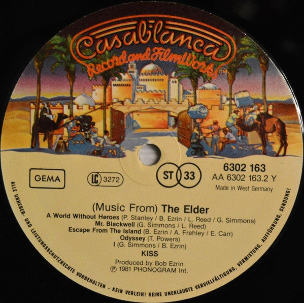 Kiss : (Music From) The Elder (LP, Album, Gat)