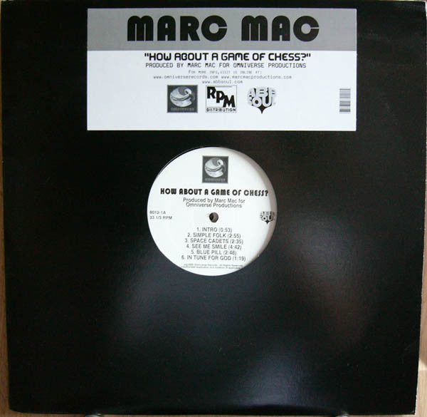 Marc Mac : How About A Game Of Chess? (2xLP, Album)