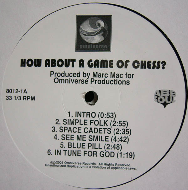 Marc Mac : How About A Game Of Chess? (2xLP, Album)
