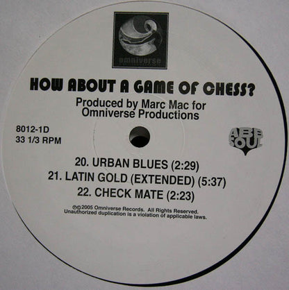 Marc Mac : How About A Game Of Chess? (2xLP, Album)