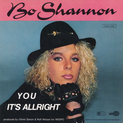 Bo Shannon : You  - It's Allright (7", Single)