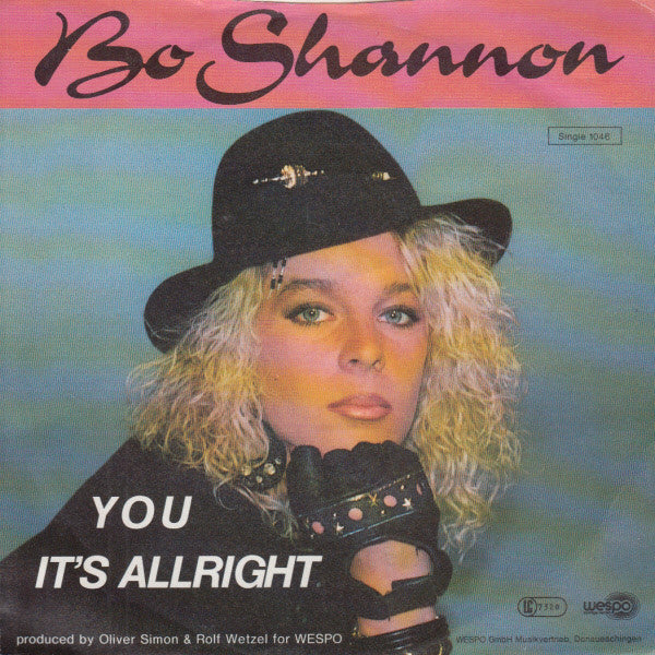 Bo Shannon : You  - It's Allright (7", Single)