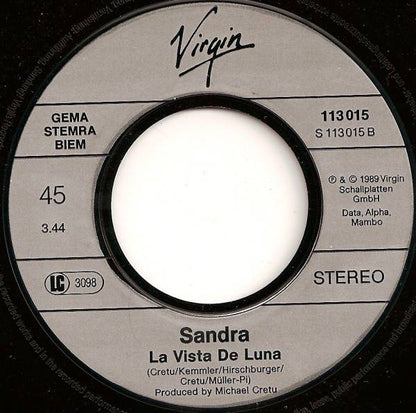 Sandra : Hiroshima (7", Single)