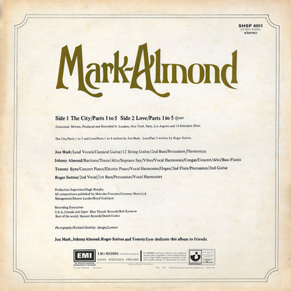 Mark-Almond : Mark-Almond (LP, Album, RP)