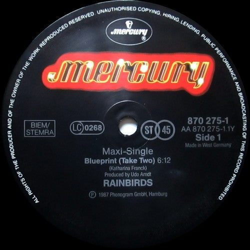 Rainbirds : Blueprint (Take Two) (12", Maxi)