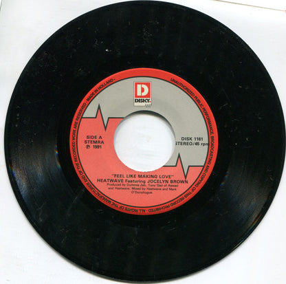 Heatwave Featuring Jocelyn Brown : Feel Like Making Love (7", Single)