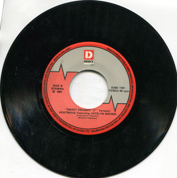 Heatwave Featuring Jocelyn Brown : Feel Like Making Love (7", Single)