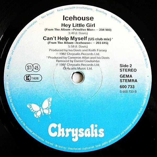 Icehouse : Hey' Little Girl (Special Club Mix) (12", Single)