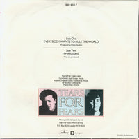 Tears For Fears : Everybody Wants To Rule The World (7", Single)