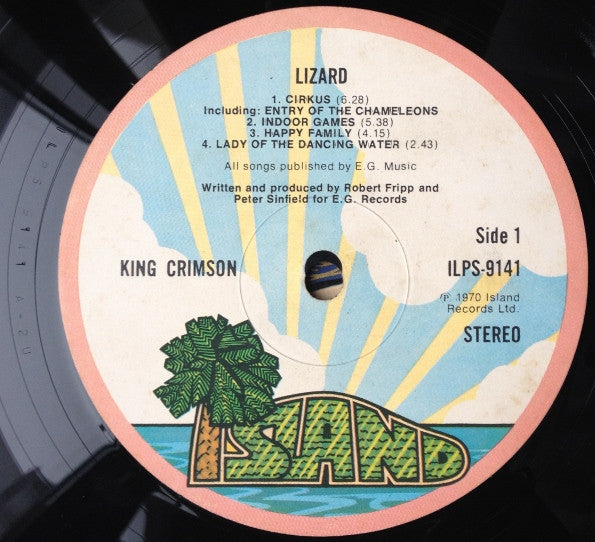 King Crimson : Lizard (LP, Album, RP)